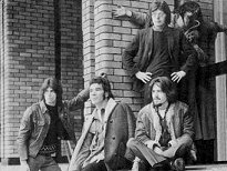 1968 - (back) Deke Leonard, Clive John (front) Jeff Jones, Ray Williams, Micky Jones
